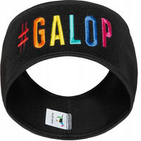 Produktbild von Galop Wear Fleece-Bandana Haarband für Damen und Herren in Schwarz für den Winter