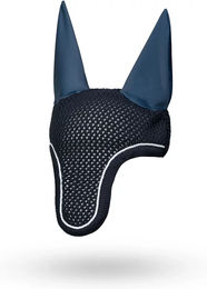 Produktbild von Galop Wear Fliegenhaube für Pferde Kiss My Horse's Ass Blau aus Wolle
