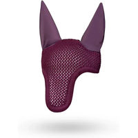 Produktbild von Galop Wear Fliegenhaube und Fliegenohren Power Flower für Pferde in Rot und Lila