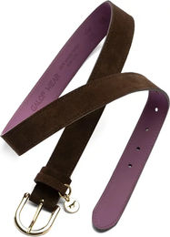Produktbild von Galop Wear Ledergürtel Unisex 85 cm in Braun Lila Gold