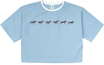 Produktbild von Galop Wear Reitshirt Unisex aus Baumwolle Blau