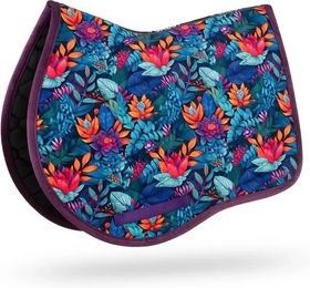 Galop Wear Schabracke Power Flower für Ponys aus Velours in Bunt – Bild 1 von 4