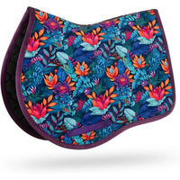 Produktbild von Galop Wear Schabracke Power Flower für Ponys in Blau Bunt aus Polyester
