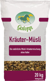 Galopp Kräuter-Müsli für Pferde 20 kg – Bild 1 von 2
