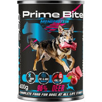 Produktbild von GAME DOG Prime Bite Hund Nassfutter Hirsch mit Stückchen in Sauce 400g