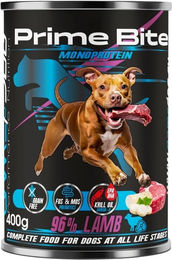 Produktbild von GAME DOG Prime Bite Nassfutter für Hunde mit Lamm und Petersilie Stückchen in Sauce 400g