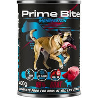 Produktbild von GAME DOG Prime Bite Nassfutter für Hunde mit Ziegenfleisch und Rote Bete, getreidefrei und monoprotein, 400g