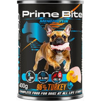 Produktbild von GAME DOG Prime Bite Nassfutter für Hunde Pute mit Stückchen in Sauce getreidefrei 400g