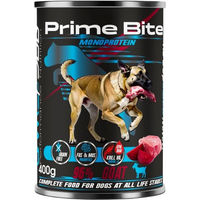Produktbild von GAME DOG Prime Bite Rind Nassfutter für Hunde mit Stückchen in Sauce, getreidefrei und mit hohem Fleischanteil, 400g