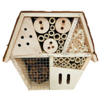 Produktbild von Garden Pleasure Insektenhotel aus Bambus und Pinie 21 x 10 x 17 cm Braun