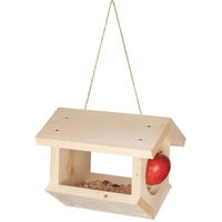 Produktbild von Gardigo Vogelhaus Modul gewinkelt aus Holz in Natur und Braun