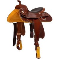 Produktbild von Garland Westernsattel GD300 aus Leder in Braun für Pferde