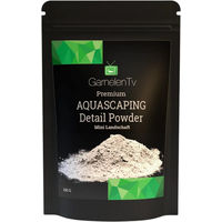 Produktbild von Garnelen TV Premium Aquascaping Detail Powder Mini Landschaft Bodengrund Grau 100 g