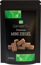Produktbild von Garnelen TV Premium Mini Ziegel Chocolate Figur und Höhle für Süßwassergarnelen Braun 8 Stück