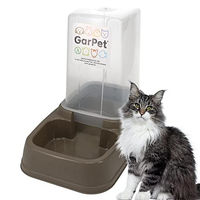 Produktbild von GarPet 2in1 Automatischer Futter- und Wasserspender für Hunde und Katzen aus Kunststoff - 3,7 l