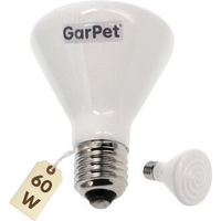 Produktbild von GarPet Dunkelstrahler Keramiklampe 60 W Infrarot-Wärmelampe für Reptilien, Vögel und Kleintiere mit E27 Fassung