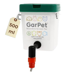 GarPet Nippeltränke aus Kunststoff für Hühner, Kaninchen und Meerschweinchen 500 ml - 0,5 l – Bild 1 von 6
