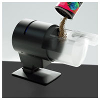 Produktbild von GarveeMore Automatischer Fischfutterautomat für Fische und Schildkröten aus Kunststoff Schwarz 210 ml