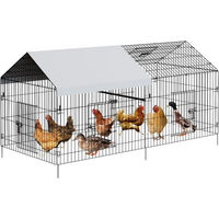 Produktbild von GarveeMore Freilaufgehege aus Metall für Geflügel wie Hühner, Enten, Wachteln oder Tauben
