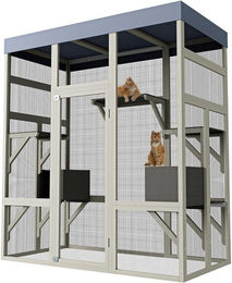 GarveeMore Outdoor-Katzenhaus für erwachsene Katzen mit Fenster – Bild 1 von 5