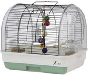 GarveeMore Panorama Vogelkäfig für Papageien aus Metall und Kunststoff – Bild 1 von 4