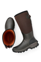 Produktbild von Gateway1 Woodwalker Reitstiefel für den Winter aus Gummi wasserdicht Braun 18 Zoll 4mm