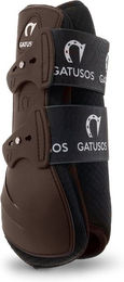 GATUSOS Gamaschen GENUINS aus Bambus in Braun – Bild 1 von 3