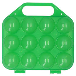 Produktbild von Gaun Eierbox für Hühner aus Kunststoff in Limonengrün Transparent