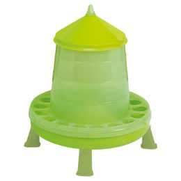 Gaun Geflügel Futterautomat mit Ständer aus Kunststoff in Grün mit 2 kg Fassungsvermögen - 2 kg – Bild 1 von 2