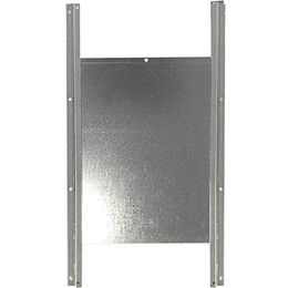 Produktbild von Gaun Geflügel Schiebetür aus Metall in Silber