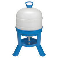 Produktbild von Gaun Geflügeltränke aus Kunststoff mit Beinen und Siphon Blau 40 Liter - 40 l