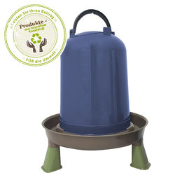 Gaun Geflügeltränke für Hühner und Wachteln mit Fuß aus Recycling-Kunststoff 8 Liter – Bild 1 von 2