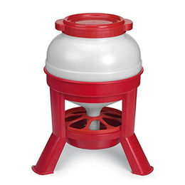 Produktbild von Gaun Vogelhaus Gaun-Hopper Futterstation aus Kunststoff in Rot und Transparent