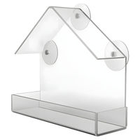 Produktbild von Gaun Wildvogelfutterhaus aus transparentem Acryl Kunststoff
