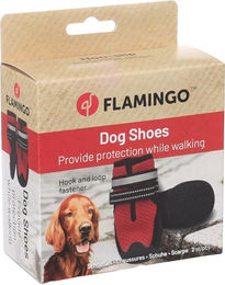 Gayo Flamingo Hundeschuhe Rot Größe L aus Neopren und Polyester wasserabweisend 2 Stück – Bild 1 von 2