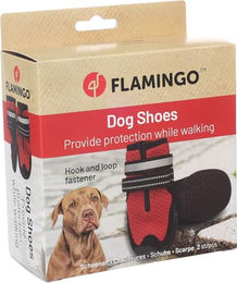 Gayo Flamingo Hundeschuhe Rot XL aus Neopren und Polyester wasserabweisend mit 2 Stück – Bild 1 von 2