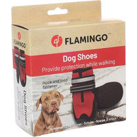 Produktbild von Gayo Flamingo Hundeschuhe Rot XL aus Neopren und Polyester wasserabweisend mit 2 Stück