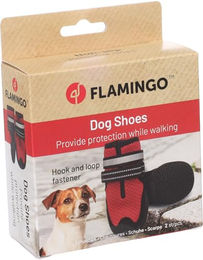 Gayo Hundeschuhe Flamingo Rot XS aus atmungsaktivem Mesh wasserabweisend und reflektierend 2 Stück – Bild 1 von 2