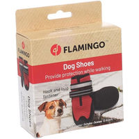 Produktbild von Gayo Hundeschuhe Flamingo Rot XS aus atmungsaktivem Mesh wasserabweisend und reflektierend 2 Stück
