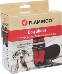 Produktbild von Gayo Pfotenschuhe für Hunde Flamingo Rot XXL aus atmungsaktivem Polyester