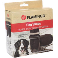 Produktbild von Gayo Pfotenschuhe für Hunde Schwarz XXL aus atmungsaktivem Mesh mit reflektierenden Elementen und rutschfesten Sohlen