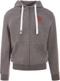 Produktbild von Gaze Jedy Reitsweatshirt mit Kapuze und Reißverschluss Fleece Grau XXL