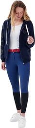 Produktbild von GAZE Reit-Hoodie Damen Kapuzen-Sweatshirt mit Fleece-Futter Blau Größe L