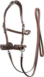 Produktbild von Gebisslose Trense Edix Saddles ED2-Rose aus Leder in Rosa