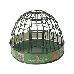 Gebr. de Boon Erdnussbutter-Glashalter für kleine Vögel aus Metall in Grün – Bild 1 von 2