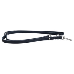 Geflochtene Hundeleine aus Leder in Black 200 cm x 18 mm – Bild 1 von 1