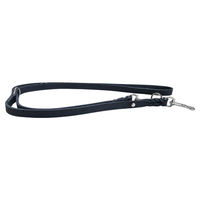 Produktbild von Geflochtene Hundeleine aus Leder in Black 200 cm x 18 mm
