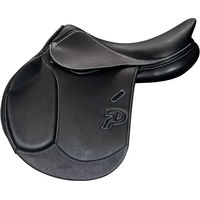 Produktbild von Gefütterter Springsattel aus Leder von Privilège Equitation in Schwarz für Pferde