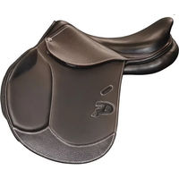 Produktbild von Gefütterter Springsattel Privilège Equitation Saumur aus Leder in Braun Grösse 17,5