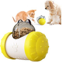 Produktbild von Gelbes Intelligenzspielzeug Balance Auto Tumbler Puzzle Slow Feeder Hundespielzeug aus Kunststoff